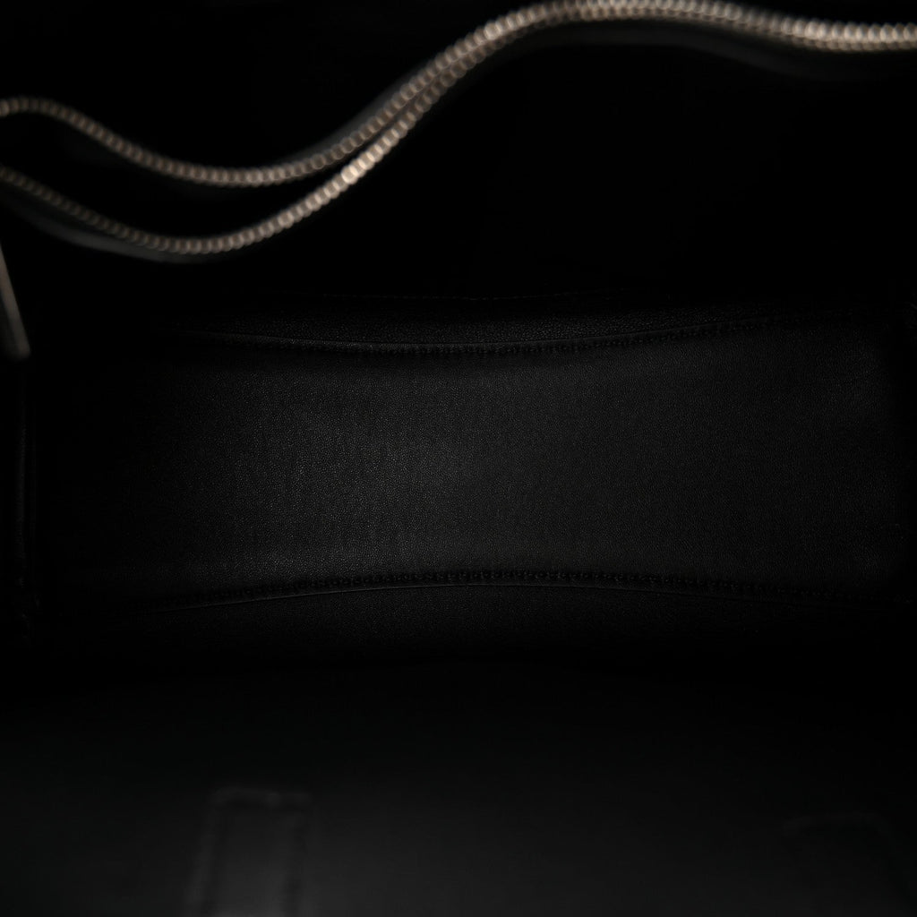Smooth Calfskin Small Bel Air Carry All Bag Black