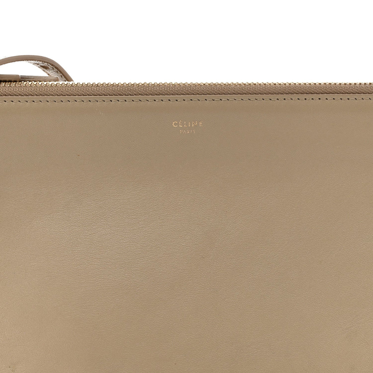 Liege Calfskin Large Trio Crossbody Bag Taupe