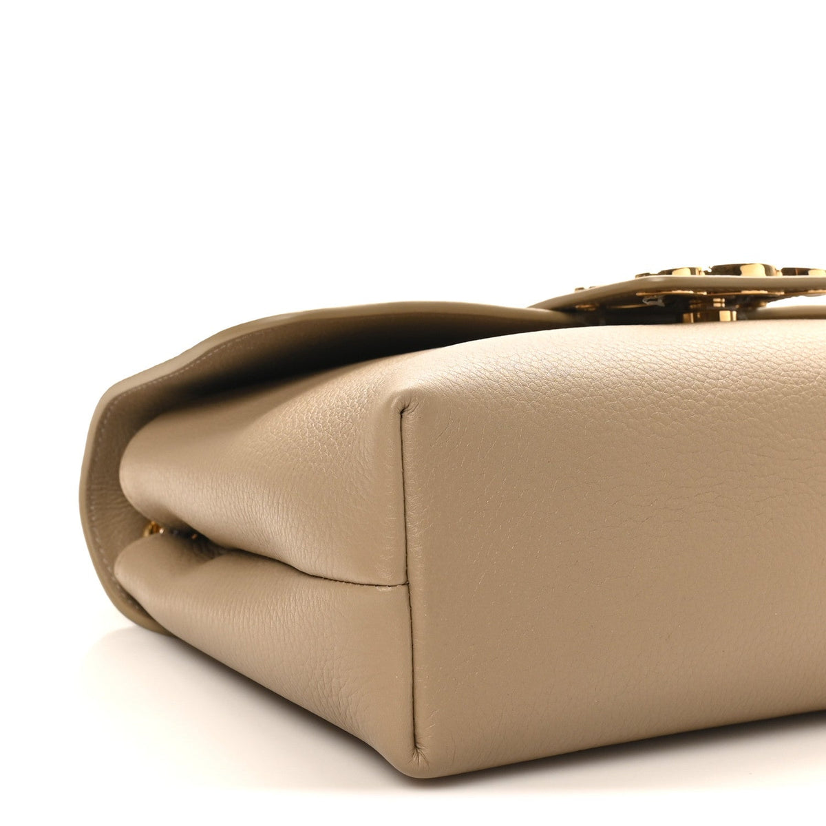 Supple Calfskin Medium Victoire Bag Brown Sepia