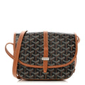 Goyardine Belvedere II PM Messenger Bag Black Gold