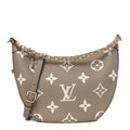 Empreinte Monogram Giant Loop Hobo Dove Gray Cream