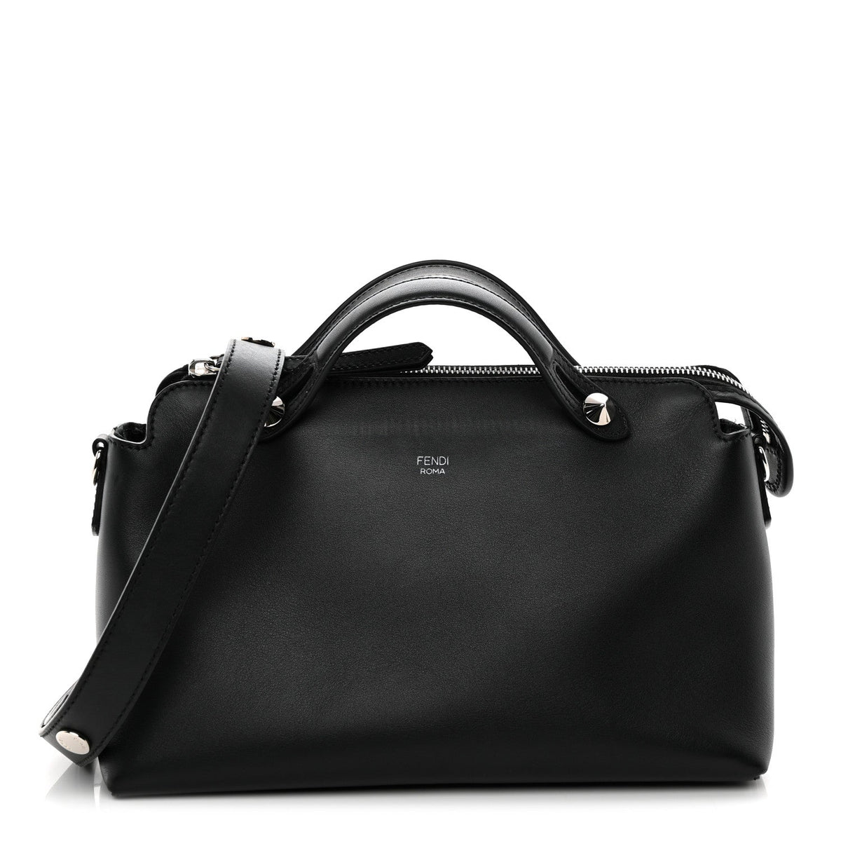 Vitello Dolce Medium By The Way Boston Bag Black
