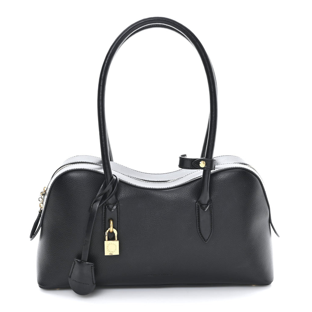 Eco Grainy Alter Mat Ryder Shoulder Bag Black