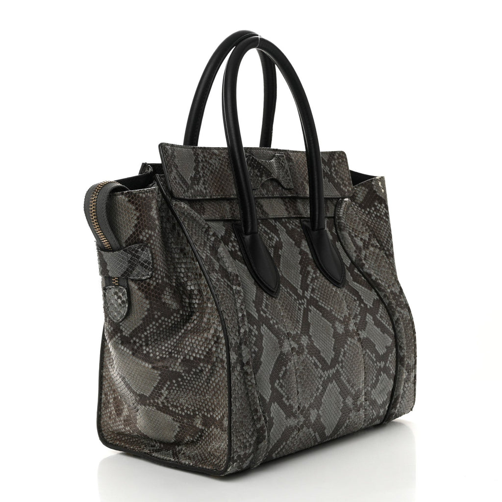 Snakeskin Mini Luggage Multicolor