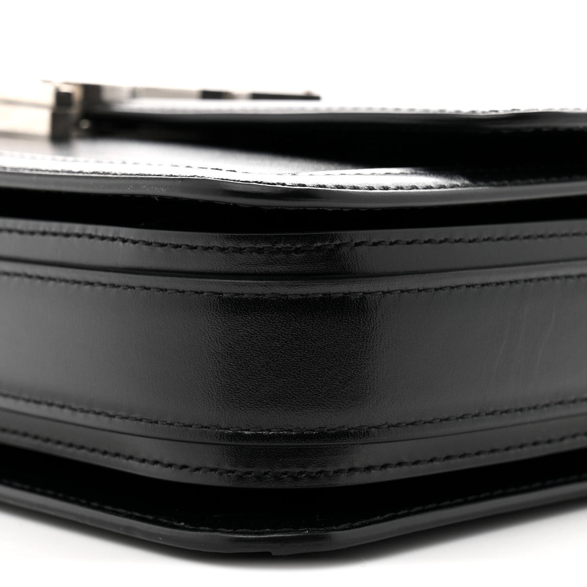 Box Calfskin Monogram Medium Solferino Satchel Black