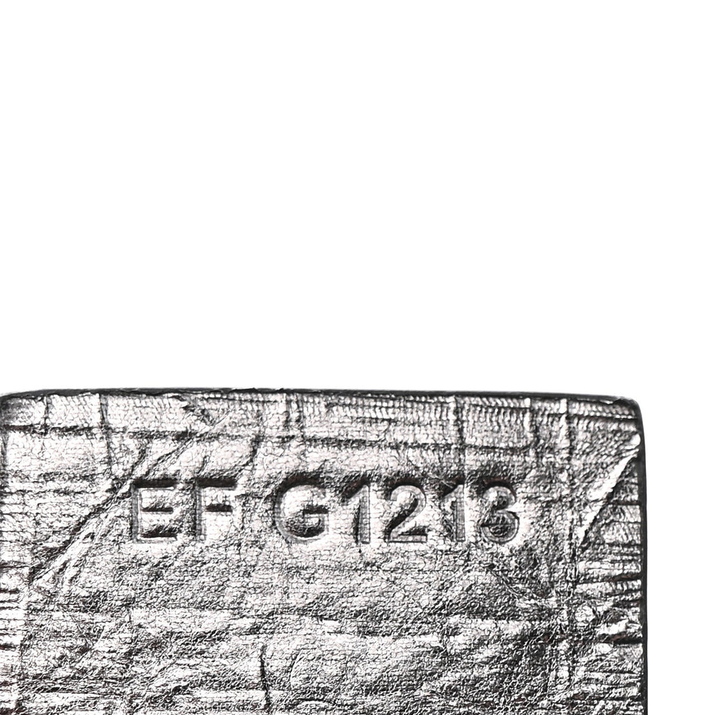Metallic Calfskin Small Voyou Bag Silver