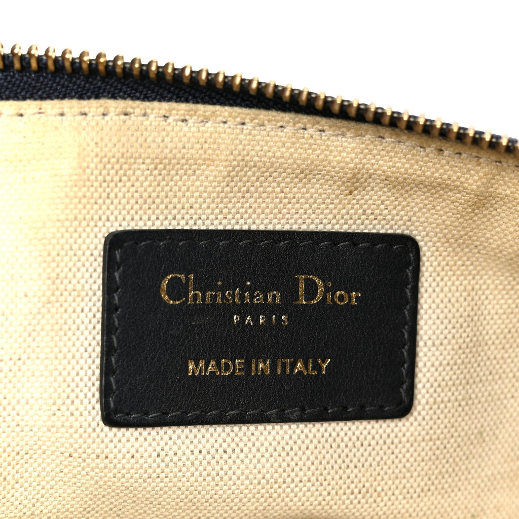 Oblique Pouch Clutch Blue
