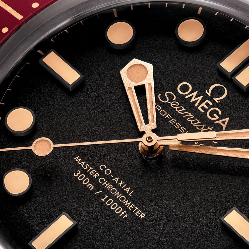 Seamaster Diver 300M Bronze Gold 42mm - Black on Rubber Strap
