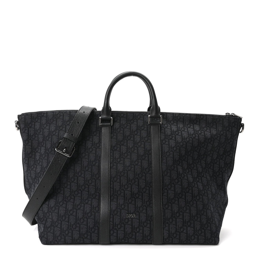 Maxi Oblique Jacquard Weekender 40 Black