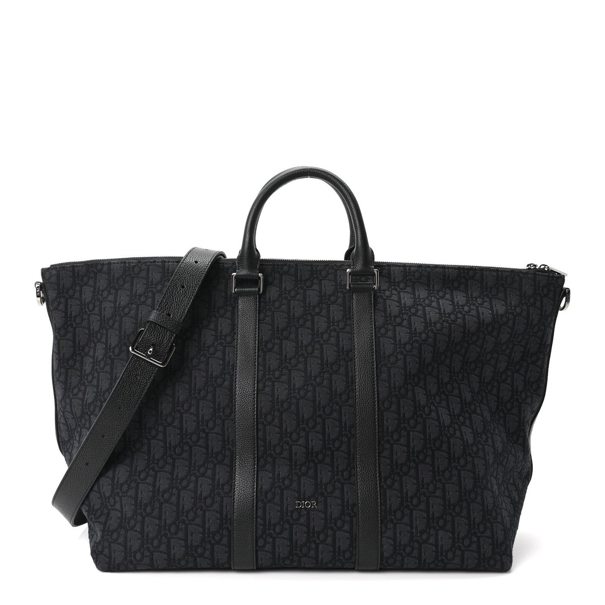 Maxi Oblique Jacquard Weekender 40 Black