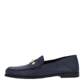 Grained Calfskin Ivy Loafers 40.5 Navy Blue