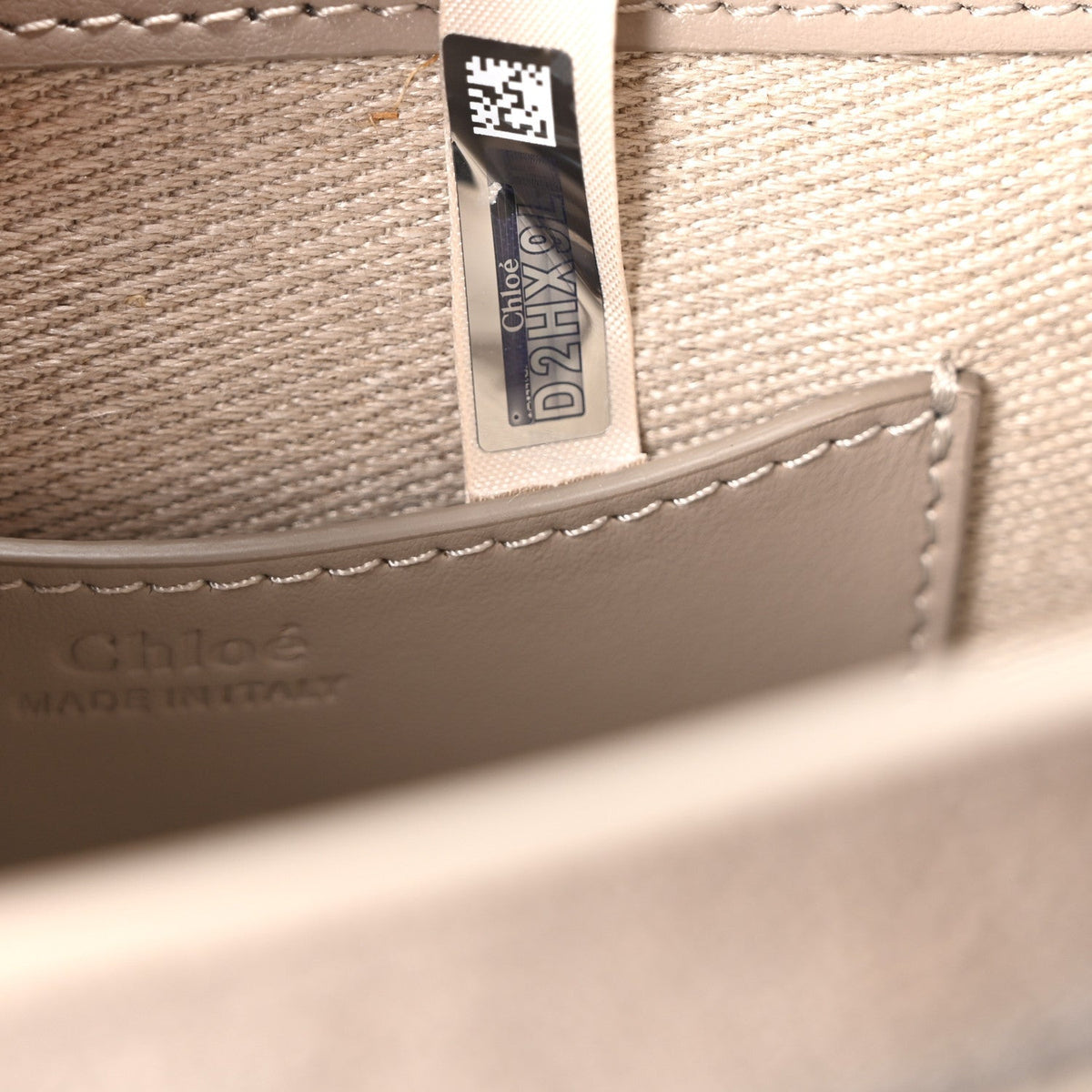 Calfskin Small Tess Bag Motty Grey