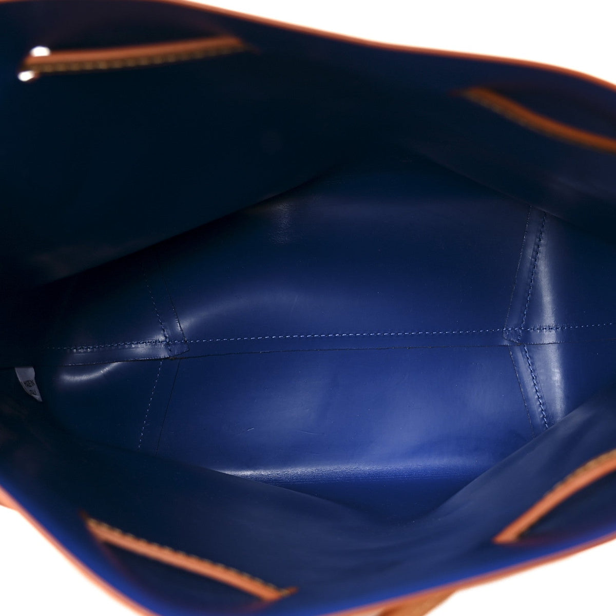 Vegetable Tanned Calfskin Bucket Bag Cammello Royal