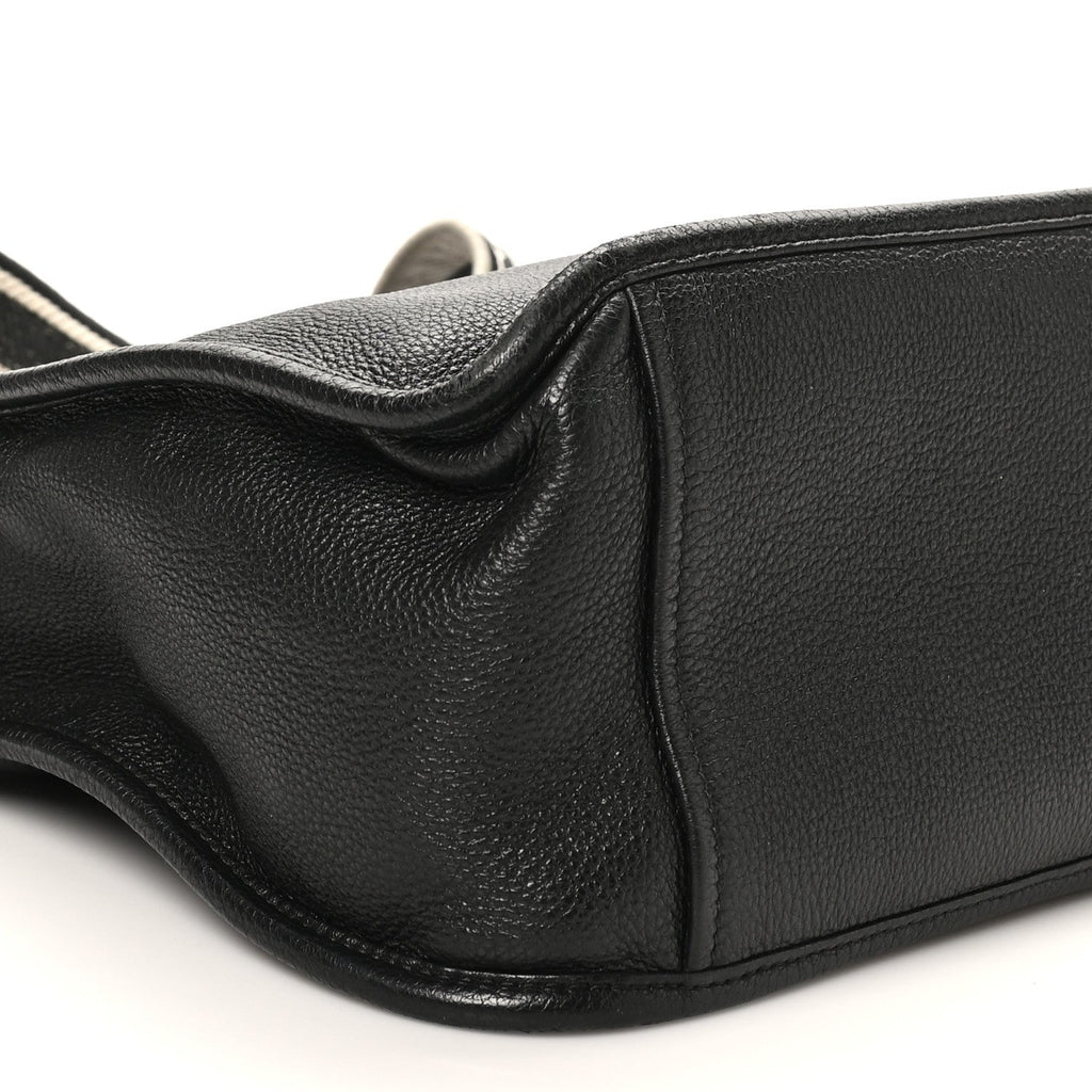 Vitello Daino Soft Hobo Messenger Bag Black