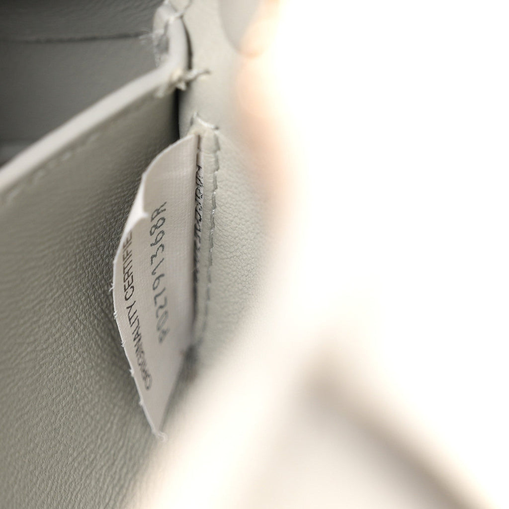 Lambskin Maxi Intrecciato Small Brick Cassette Bag Agate Grey