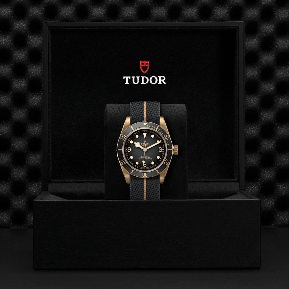 Black Bay Bronze 43mm - Slate Grey on Fabric Strap