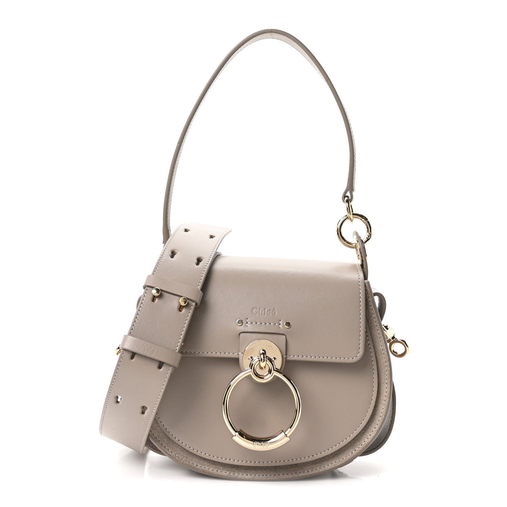 Calfskin Small Tess Bag Motty Grey