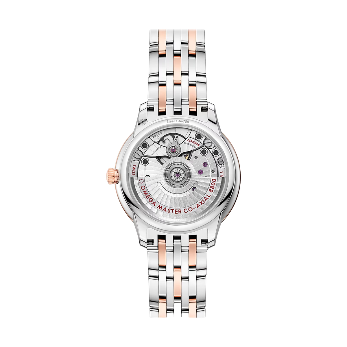 De Ville Prestige Steel and Sedna Gold 34mm - Blue on Bracelet
