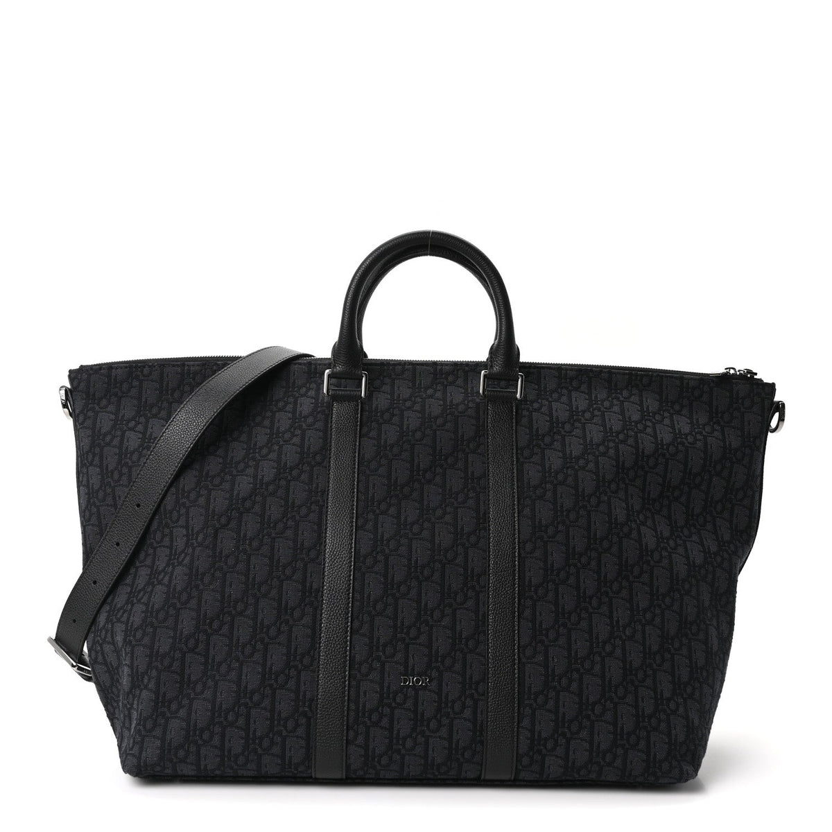 Maxi Oblique Jacquard Weekender 40 Black