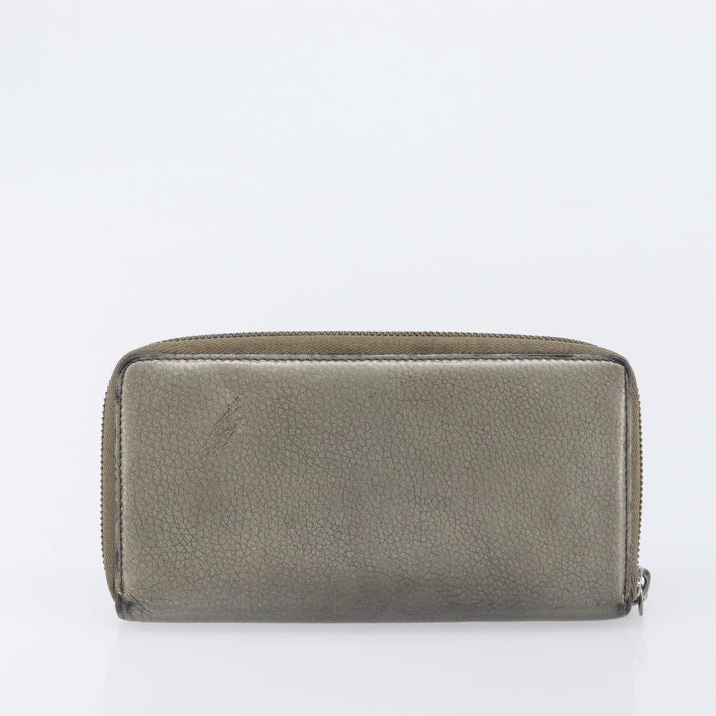 GUCCI GG Canvas Wallet PVC Leather 5 Set Beige Brown black Auth 190013