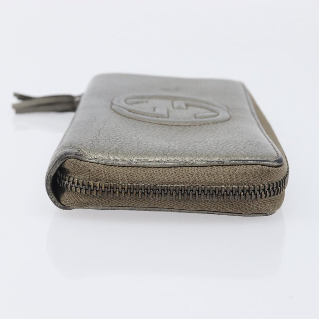 GUCCI GG Canvas Wallet PVC Leather 5 Set Beige Brown black Auth 190013