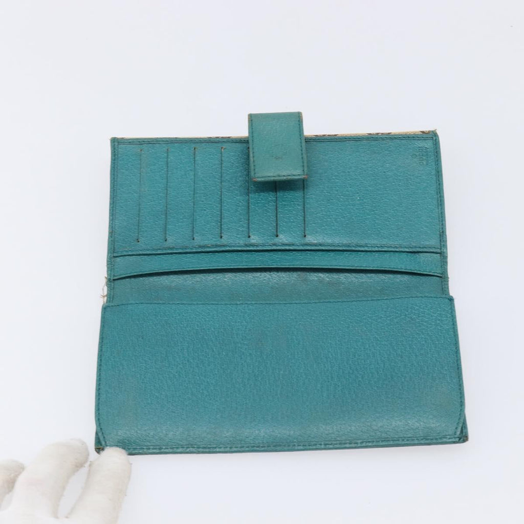 GUCCI GG Canvas Wallet PVC Leather 5 Set Beige Brown black Auth 190013