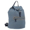 PRADA Backpack Nylon Blue Silver Auth 197214A