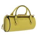 PRADA Chain Shoulder Bag Saffiano leather Yellow Gold Auth 198688M