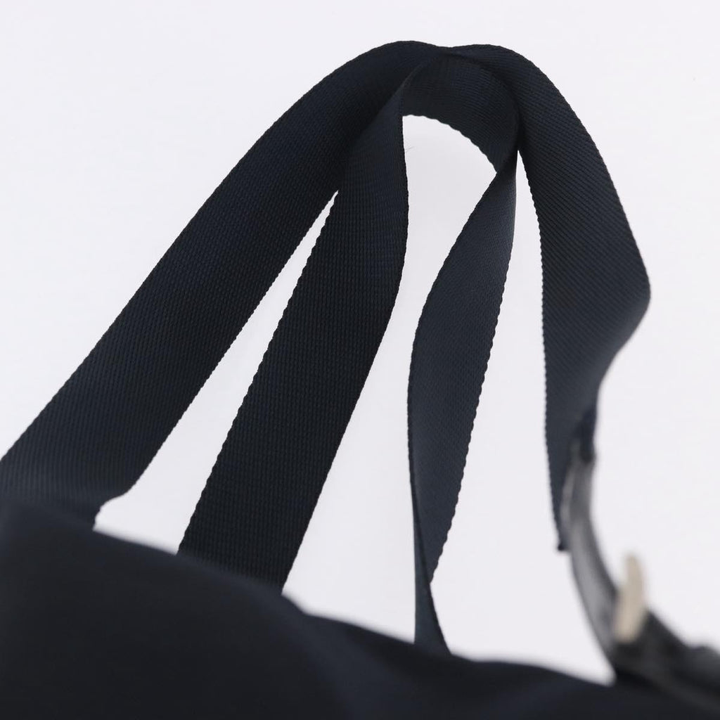 PRADA Backpack Nylon Black Silver Auth 199882A