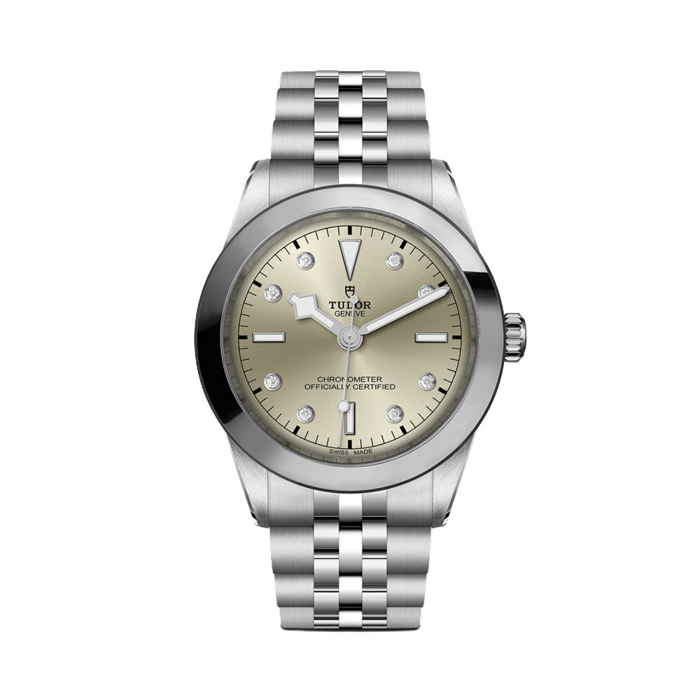 Black Bay One 39mm - Light-Champagne, Diamond-Set on Bracelet