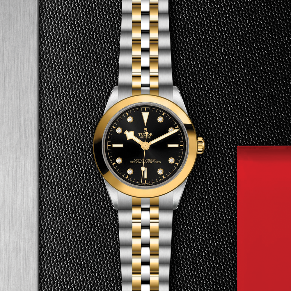Black Bay One S&G 39mm - Black, Diamond-Set on Bracelet