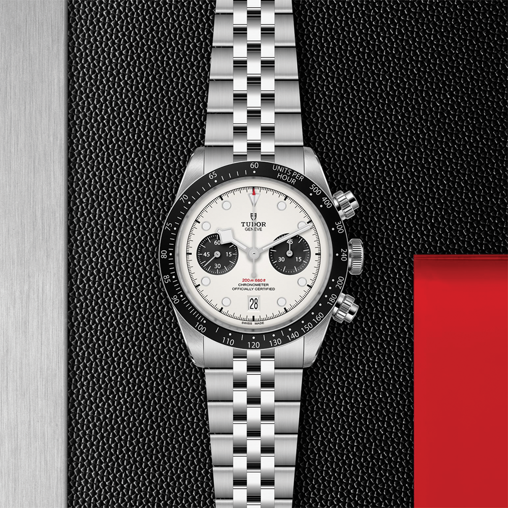 Black Bay Chrono 41mm - Opaline on 5-Link Bracelet