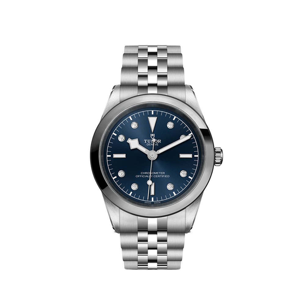 Black Bay One 41mm - Blue, Diamond-Set on Bracelet
