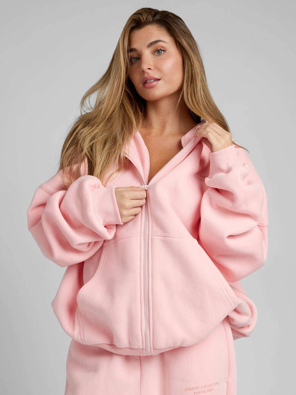 Pastel Zip Hoodie – Mega