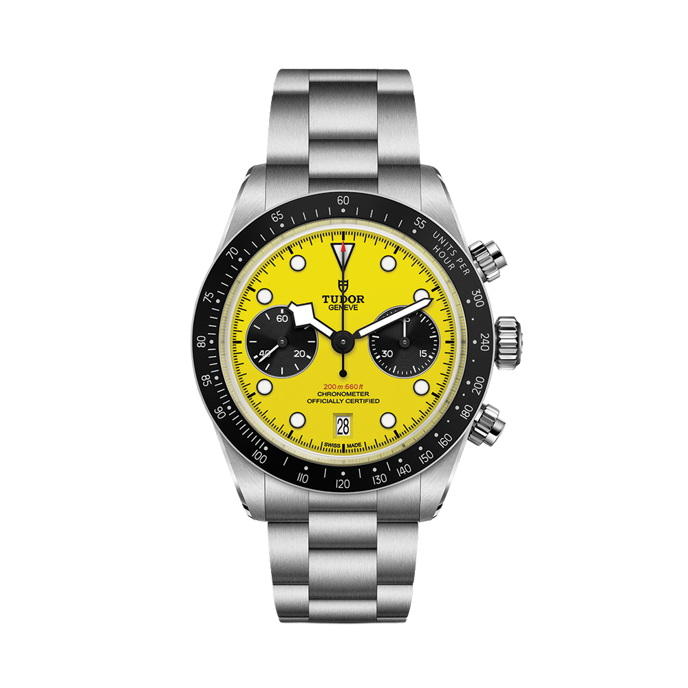 Black Bay Chrono 39mm - Yellow on Bracelet