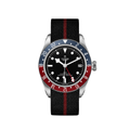 Black Bay GMT 41mm - Black on Fabric Strap