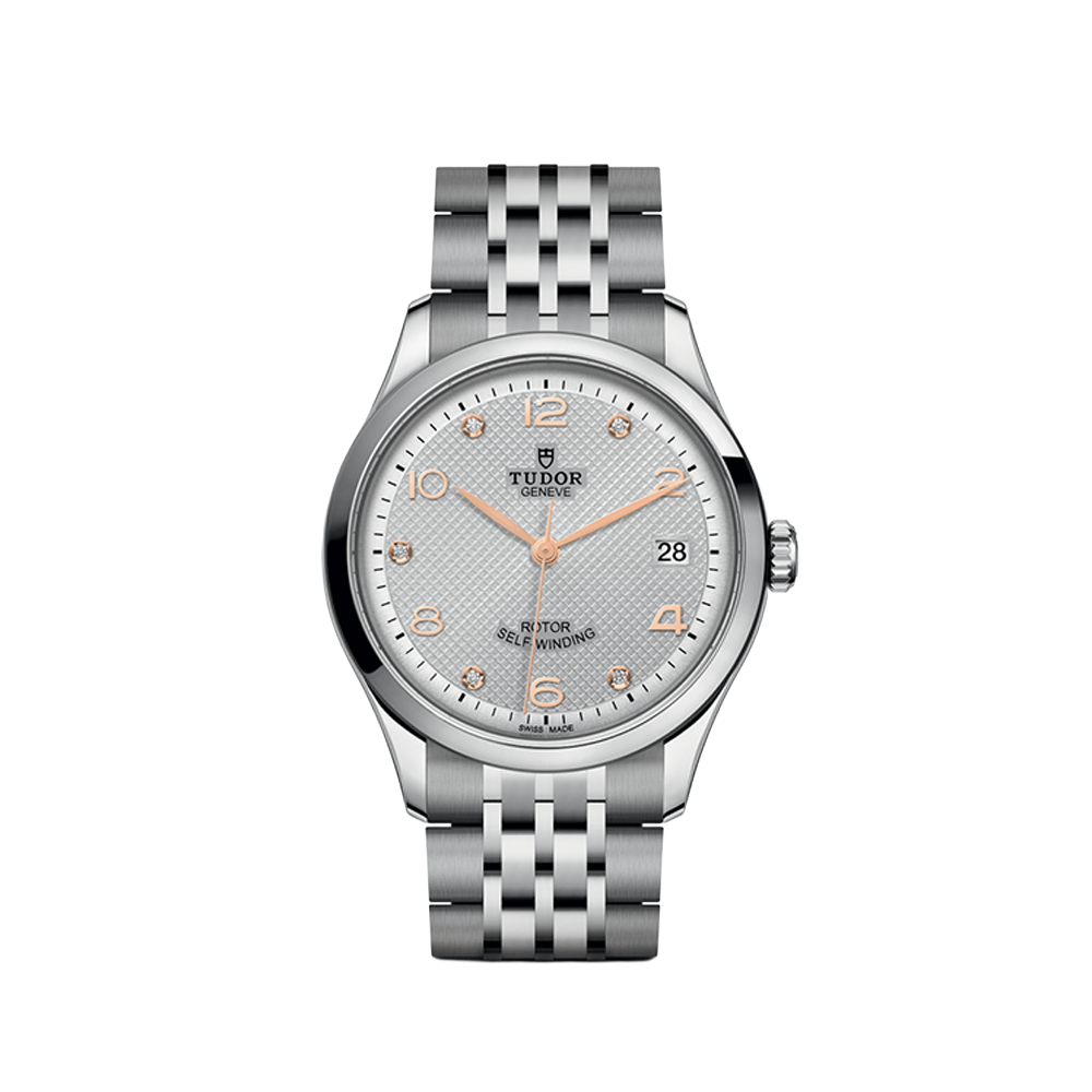 1926 36mm - Silver, Diamond-Set on Bracelet