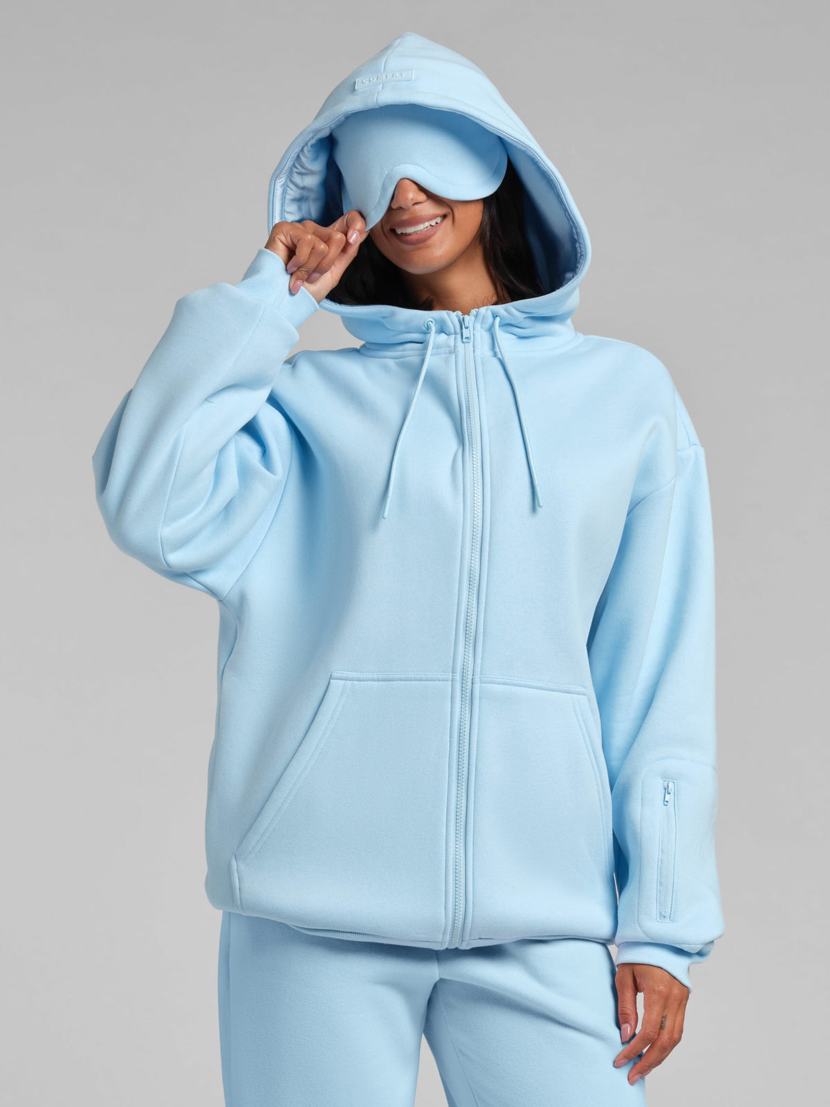 VIP Airplane Mode Travel Zip Hoodie – Mega