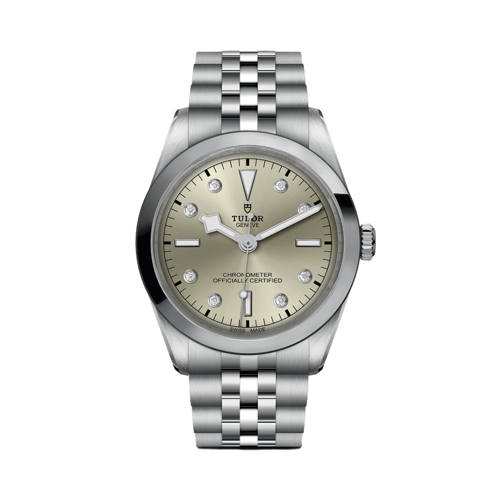 Black Bay One 36mm - Light champagne, Diamond-Set on Bracelet