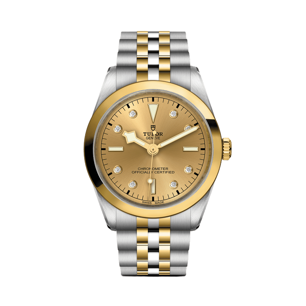 Black Bay One S&G 36mm - Champagne, Diamond-Set on Bracelet