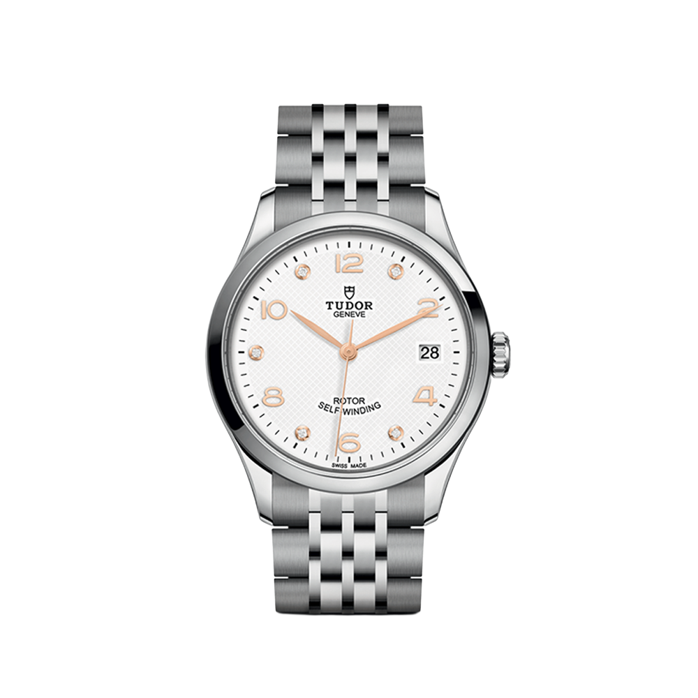 1926 36mm - White Diamond-Set on Bracelet