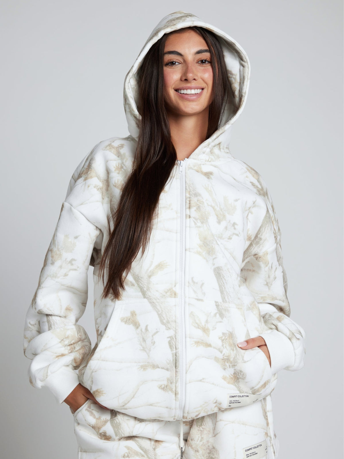 Camo Zip Hoodie – Mega