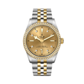 Black Bay One S&G 36mm - Champagne, Diamond-Set and Diamond Bezel on Bracelet