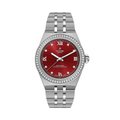 TUDOR Royal 30mm - Burgundy, Diamond-Set on Bracelet