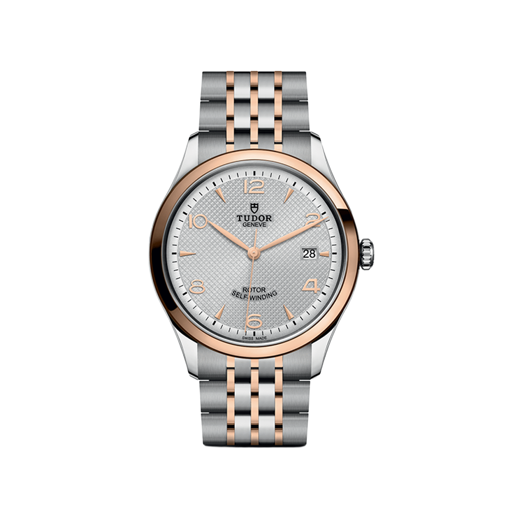1926 Rose Gold Two-Tone 39mm - Silver on Bracelet