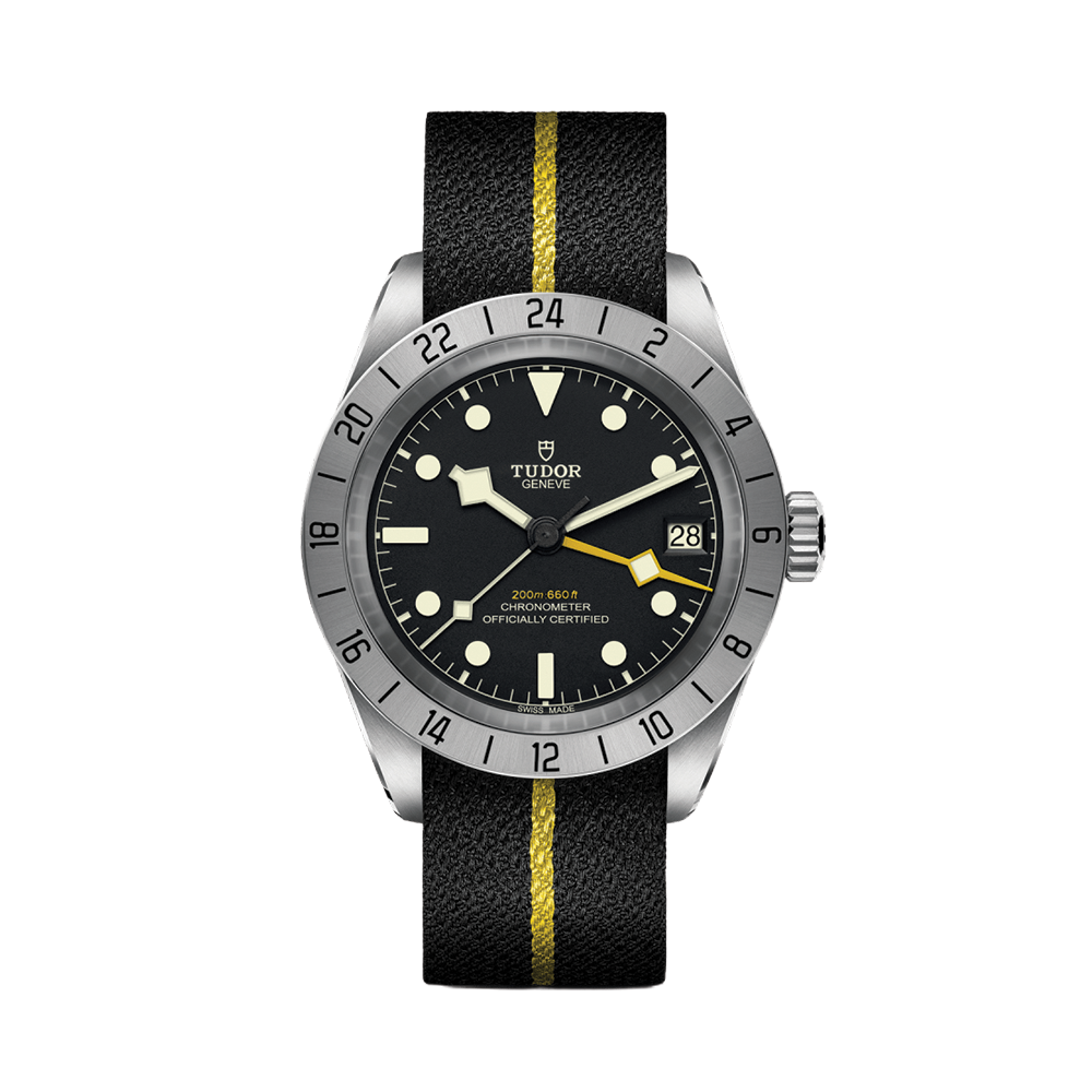 Black Bay Pro 39mm - Black on Fabric Strap