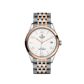 1926 Rose Gold Two-Tone 36mm - White on Bracelet