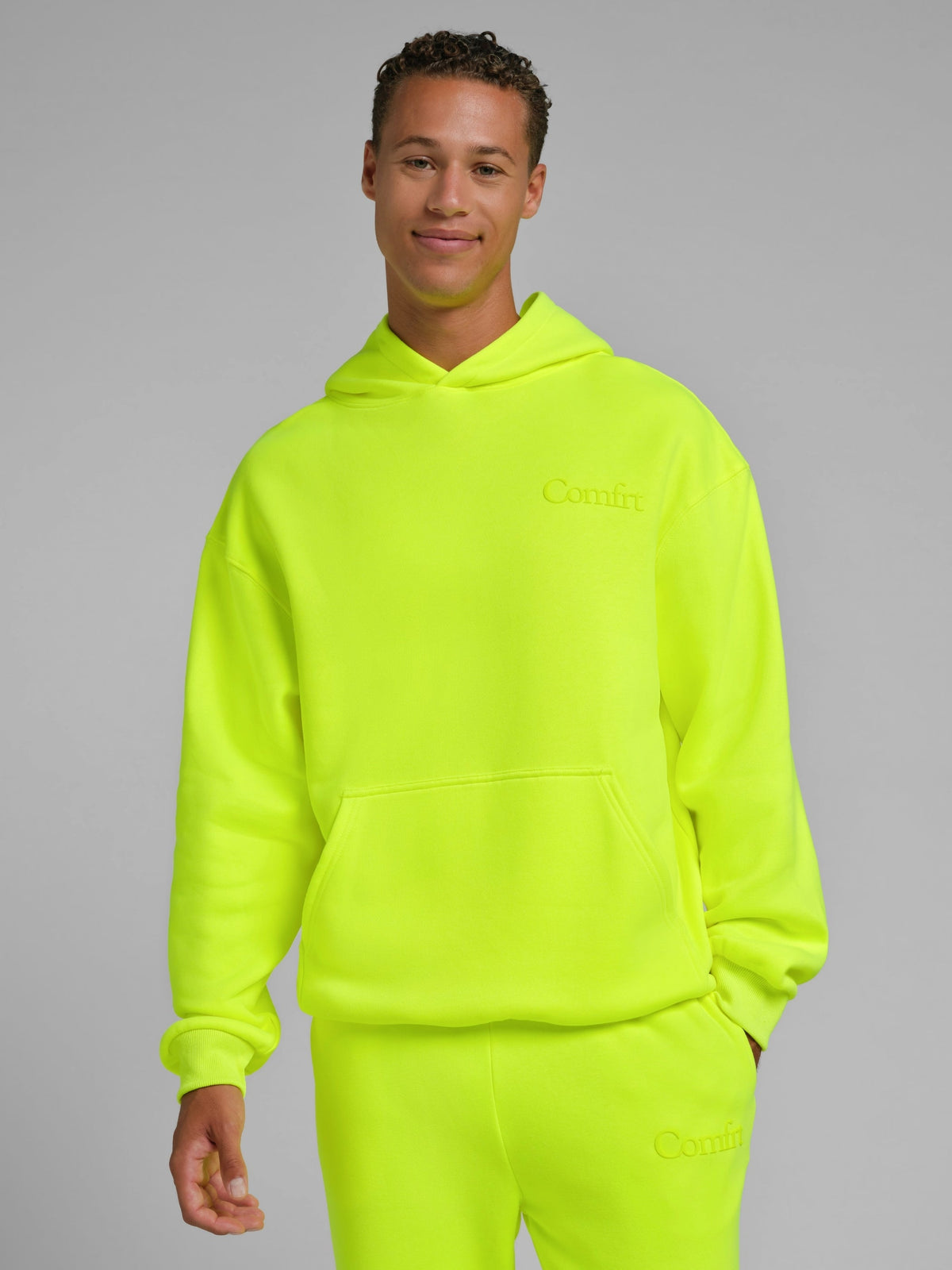 Neon Minimalist Hoodie – Mega