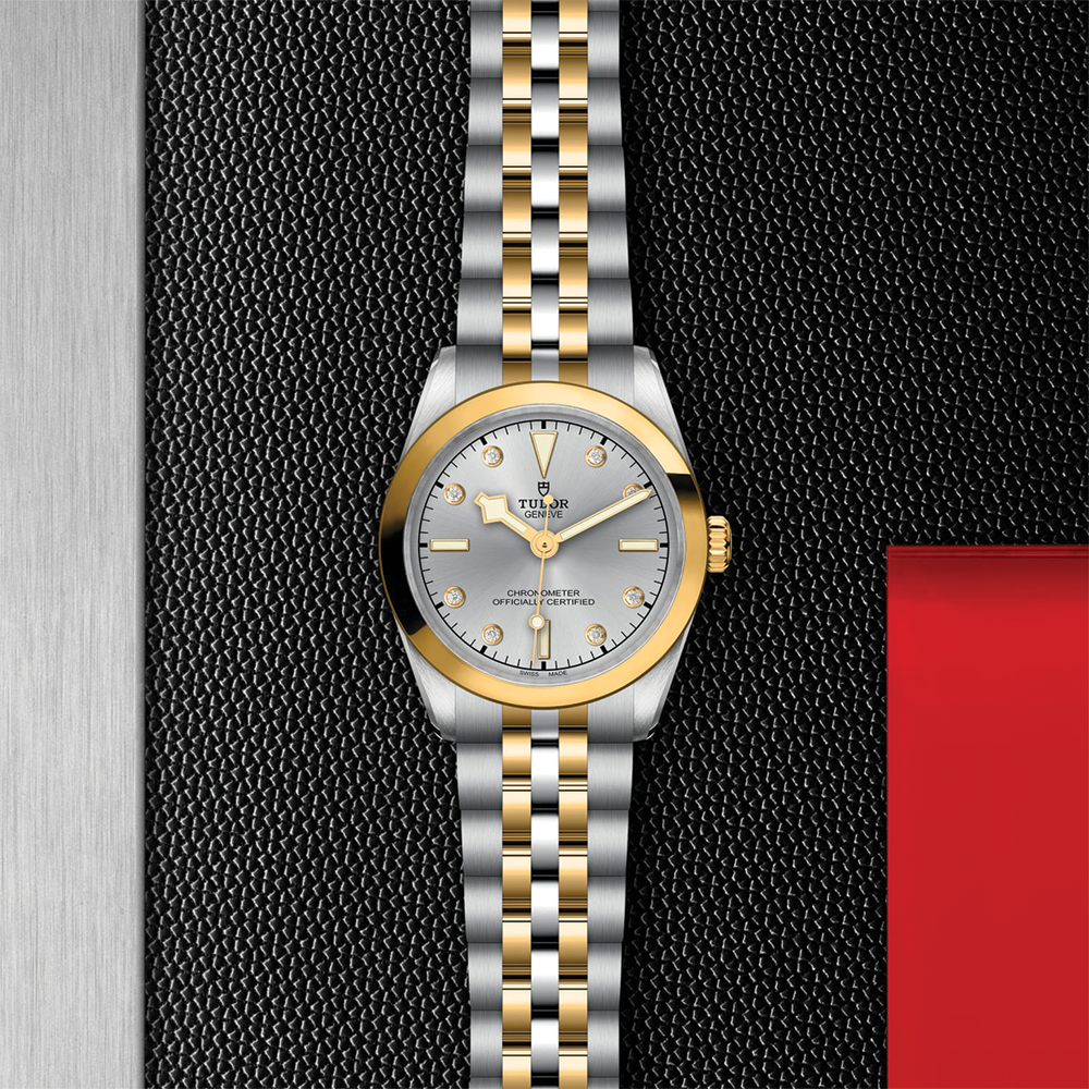 Black Bay One S&G 31mm - Silver, Diamond-Set on Bracelet