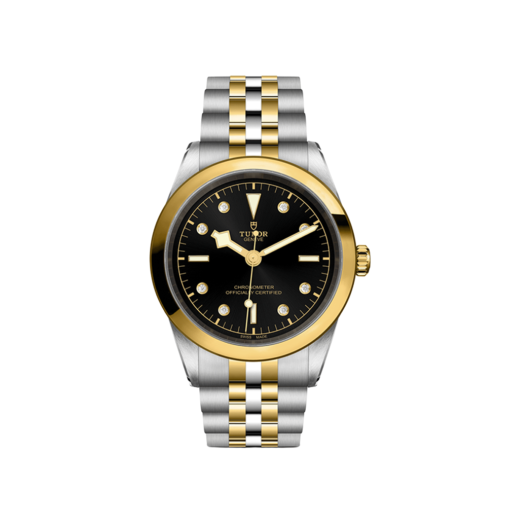 Black Bay One S&G 41mm - Black, Diamond-Set on Bracelet